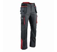 Pantalon stretch FACOM Ultimate poches flottantes Noir/Gris/Rouge - FXWW1020E