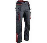 Pantalon stretch FACOM Ultimate poches flottantes Noir/Gris/Rouge - FXWW1020E