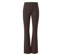 Pantalon stretch slim fit Ã jambes Ã©vasÃ©es femme QS Marron 44
