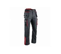 Pantalon stretch FACOM Ultimate poches flottantes Noir/Gris/Rouge - FXWW1020E