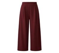 Pantalon structurÃ© Ã plis et taille haute femme s.Oliver Rouge 46
