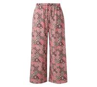 Pantalon structurÃ© en jersey avec taille Ã©lastique uni haute grenade femme s.Oliver Rouge 48