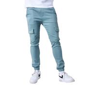 Pantalon style Cargo Project X Paris Bleu L