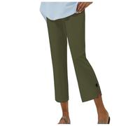 Pantalon Style Jogging Chic Grossesse Enceinte Parachute D Camel Leg Pont Flanelle Cuire Plat Tall Début Blanche Poudré Transformable Eau Ivoire Rayures Bouteille
