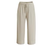 Pantalon style jupe-culotte léger en viscose à rayures femme COMMA Gris 38