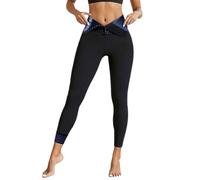 Pantalon Sudation Amincissante Ventre Plat Maigrir Leggings Sauna Suit Shapewear Costume D'entraînement Taille Haute Formateur Shaper Exercice Fitness Gym Yoga Sport Femme