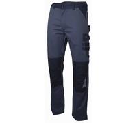 Pantalon bicolore SULFATE multipoches gris/noir T40 - LMA LEBEURRE - 1622