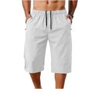 Pantalon Survetement Homme Pantalon VTT Homme Poches sans Fermeture éclair Taille élastiquée avec Cordon De Serrage Pantalons Randonnée Et Douces La Peau Elles Conviennent Aux Sports De Plein Air