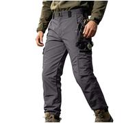 Pantalon tactique homme multi-poches coupe-vent imperméable chasse