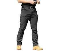 Pantalon Tactique Homme Multipoches Zippé Mince Combat Pantalon de Imperméable Militaire Tactique pour Casual Activités en Plein Air