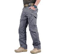 Pantalon Tactique Homme Pantalon de Travail 9 Poches Pantalon Tactique Cargo Respirant Pantalon Camouflage pour Les Sports