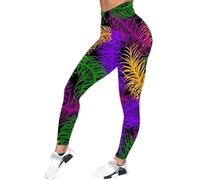 Pantalon Taille Elastique Femme ImpriméS, Legging De Sport Chic Et éLéGant,Leggings ContrôLe du Ventre Extensible Respirant Confortable Jegging Yoga Gym Fitness Jogging Push Up Collant