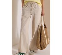 Pantalon taille haute à jambes larges, coupe loose