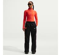 Pantalon taille haute à ourlet ouvert Nike Football Chelsea FC Windrunner pour femme Pitch Blue/Pitch Blue/Turf Orange/Blanc S (FR 38-40)