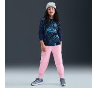 Pantalon taille haute ajusté Nike Sportswear Club Fleece pour ado (fille) Medium Soft Pink/Medium Soft Pink/Blanc S