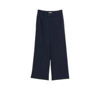 Pantalon taille haute avec plis femme Tom Tailor Lea Bleu 38x32
