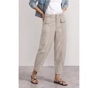 Pantalon taille haute Barrel Leg à coupe décontractée