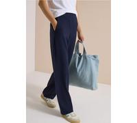 Pantalon taille haute Straight Leg, coupe ample