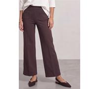 Street One Pantalon Taille Haute Coupe Droite pour Femme, Coupe décontractée, 3818521, Ruby Vine, 38W / 30L