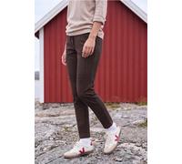 Pantalon taille mi-haute, coupe ajustée et Slim Leg, style décontracté