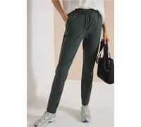Pantalon taille mi-haute, coupe Slim Leg et style décontracté