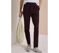 Pantalon taille mi-haute, coupe Slim Leg et style décontracté