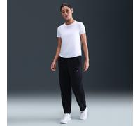 Pantalon taille mi-haute en Fleece Therma-FIT Nike One pour femme Noir/Blanc S (FR 38-40)
