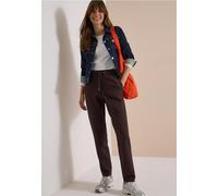 Cecil Pantalon Taille mi-Longue Slim pour Femme, Coupe décontractée, 3818230, Truffle Brown, L / 28L
