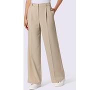 Pantalon tailleur jambes larges mode - Rick Cardona - beige BEIGE 46