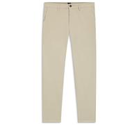 Pantalon Tapered en Satin De Coton Stretch