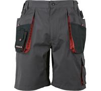TERRATREND Short pour hommes taille 58 gris foncé/noir/orange 65 % PES / 35 %...