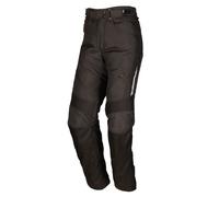 Modeka Violetta, pantalon en textile imperméable pour femmes 23 Noir Noir