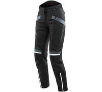 Dainese Pantalon moto Tempest 3 D-Dry, imperméable, intérieur thermique amovible, Noir-Gris 40 Femme