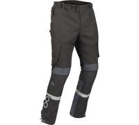 Bering Halifax 17353 Pantalon textile de moto imperméable, noir-gris, taille 2XL pour homme