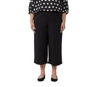 Pantalon texturÃ©e en viscose mÃ©langÃ©e femme s.Oliver Noir 50