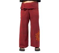 Pantalon Thai Mixte Bordeaux Mandala Suryan Taille unique