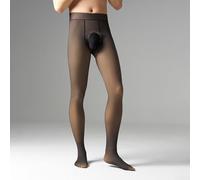 Pantalon thermique en polaire pour homme, collant chaud taille haute pour homme avec poche à balles, caleçon long avec doublure en polaire haute élasticité pour l'hiver (chaussettes courtes noires