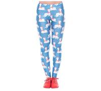 Pantalon Thermique Femme,Pantalon Casual féminin à Longueur Cheville Doux brossé Confort Quotidien pour Femme (Light Blue, M)