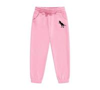 Pantalon thermique pour enfant garçon avec cordon de serrage élastique Pantalon de jogging décontracté pour 4-12 ans, Rose, 8-9 ans