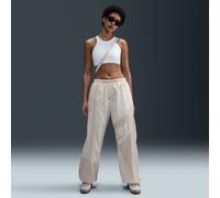 Pantalon tissé ample à taille mi-haute et ourlet ouvert Nike Sportswear pour femme Sail/Light Orewood Brown/Light Orewood Brown/Sail XXL (FR 54-56)