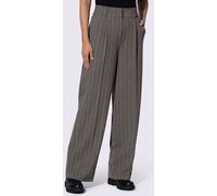 Pantalon tissé fines rayures classiques - Rick Cardona - Fines rayures taupe-noir FINES RAYURES TAUPE-NOIR 52