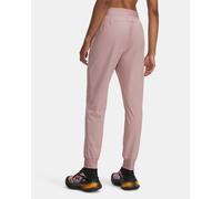 Pantalon Tissé Taille Haute Under Armour Rival Pour Femme Tourmaline Rose / Maroon Mist Xs