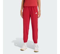 Pantalon toile 3 bandes Train Essentials Active Maroon / White S