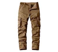 Pantalon Travail Homme Hiver, Pantalon Salopette éLastique à Taille éLastique en Coton pour Hommes Quatre Saisons