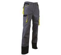 Pantalon tricolore Dynamics SECHOIR GRIS NOIR JAUNE - LMA LEBEURRE - 1258 38