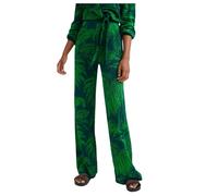 Pantalon tricoté vert Danubio Desigual pour femmes XS