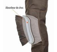 Pantalon Trident Multi Stretch Standard Bosseur Carbone T.50 - 11643-008