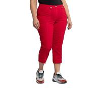 Pantalon Ulla popken - 72067357 - Grosse Grossen Cargohose Mit Krempelbein Pantalon Femme 46