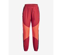 Pantalon Under Armour Rush Woven rouge noir femme - XS