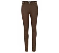 Pantalon uni slim - MORGAN - Marron - Coupe Slim 34